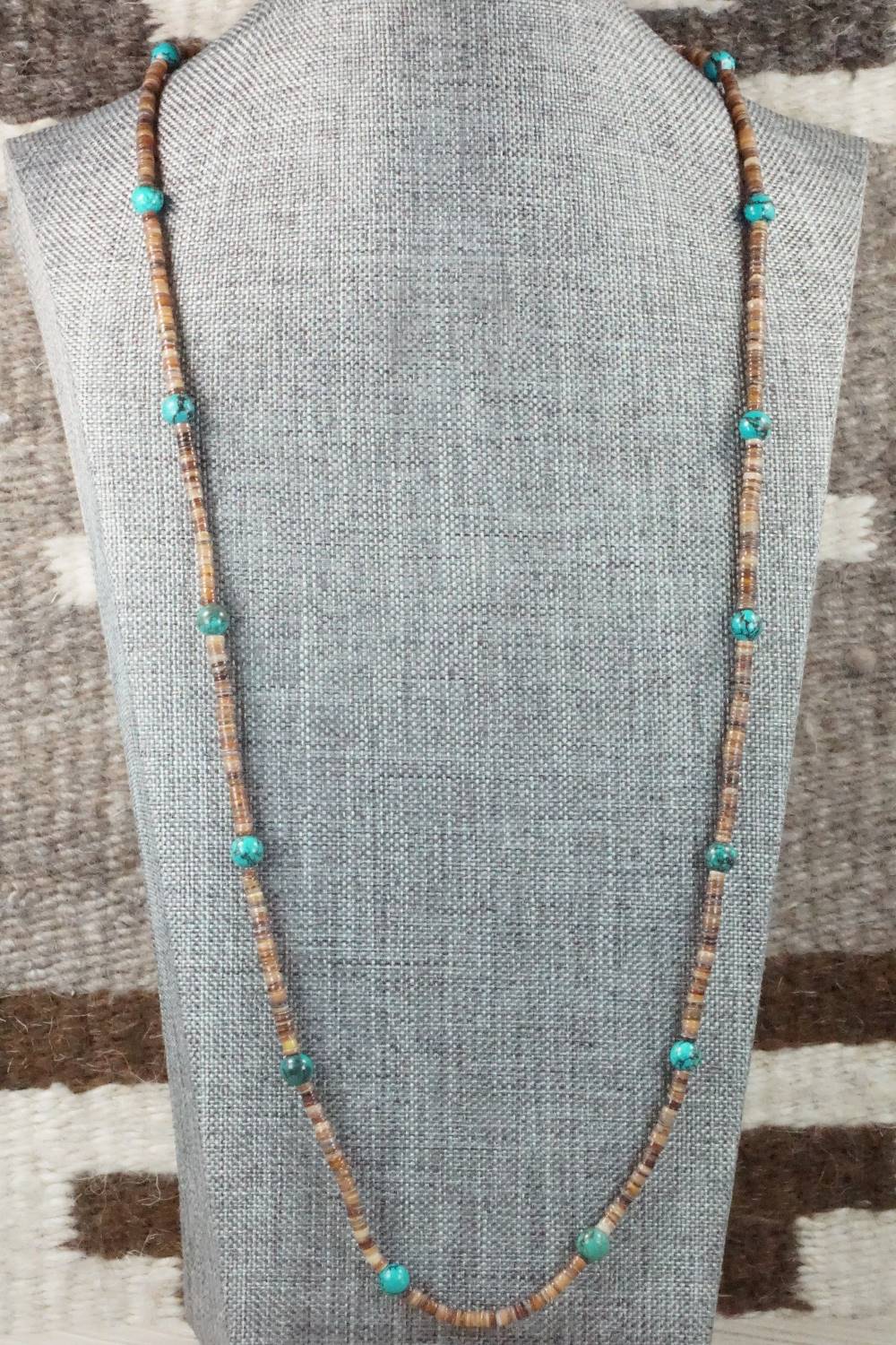 Turquoise & Shell Necklace - Ramona Bird