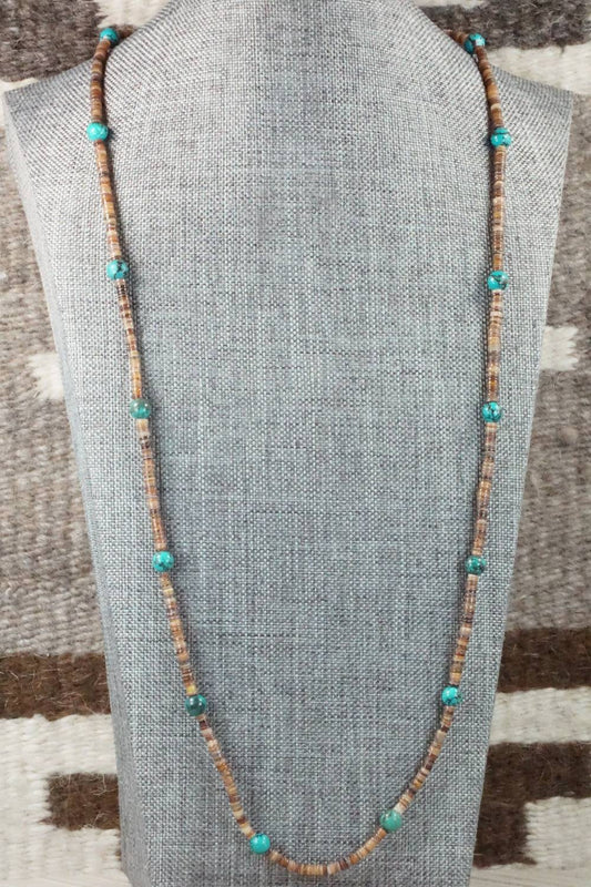 Turquoise & Shell Necklace - Ramona Bird