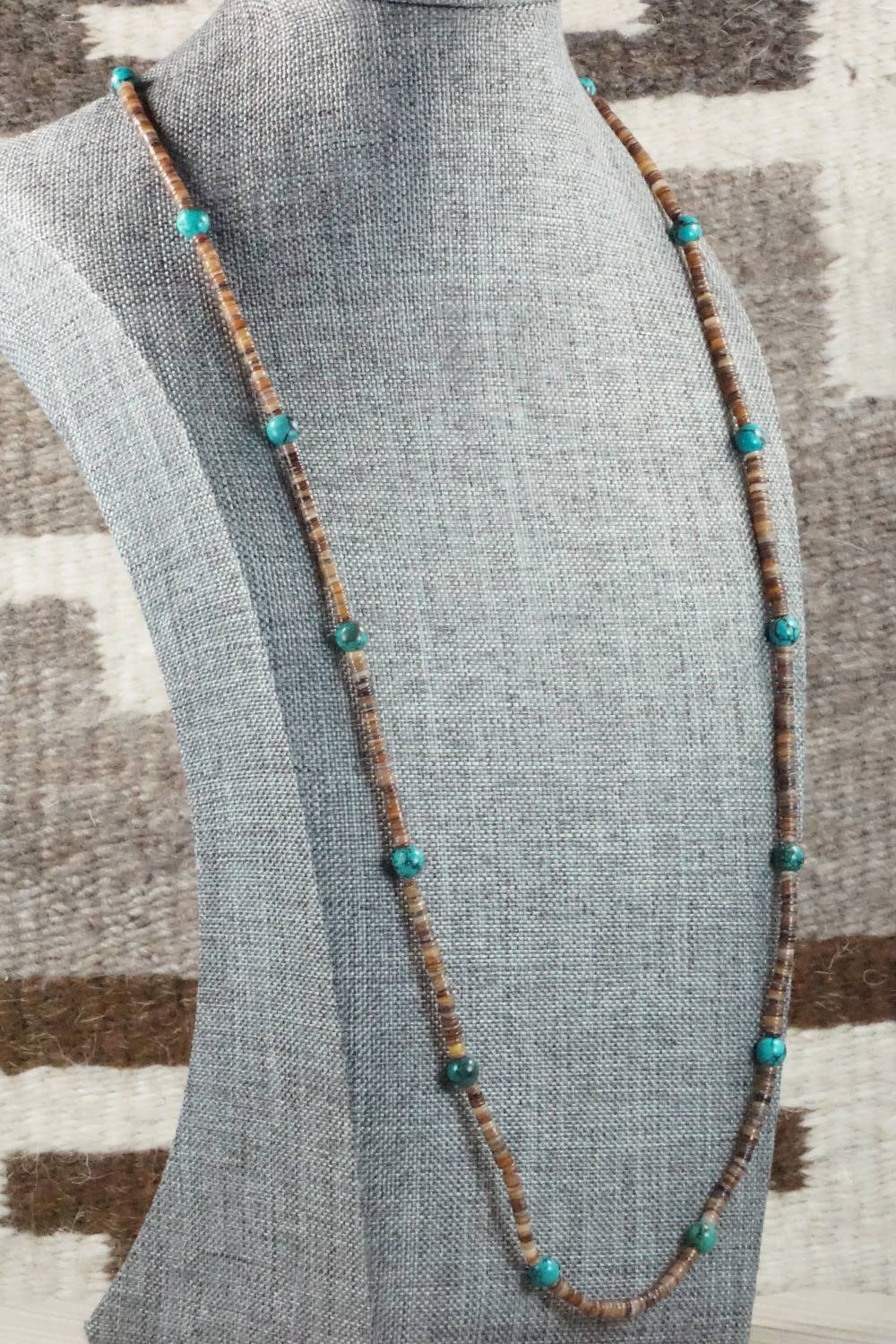 Turquoise & Shell Necklace - Ramona Bird