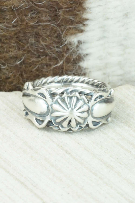 Sterling Silver Ring - Bobby Platero - Size 12.75