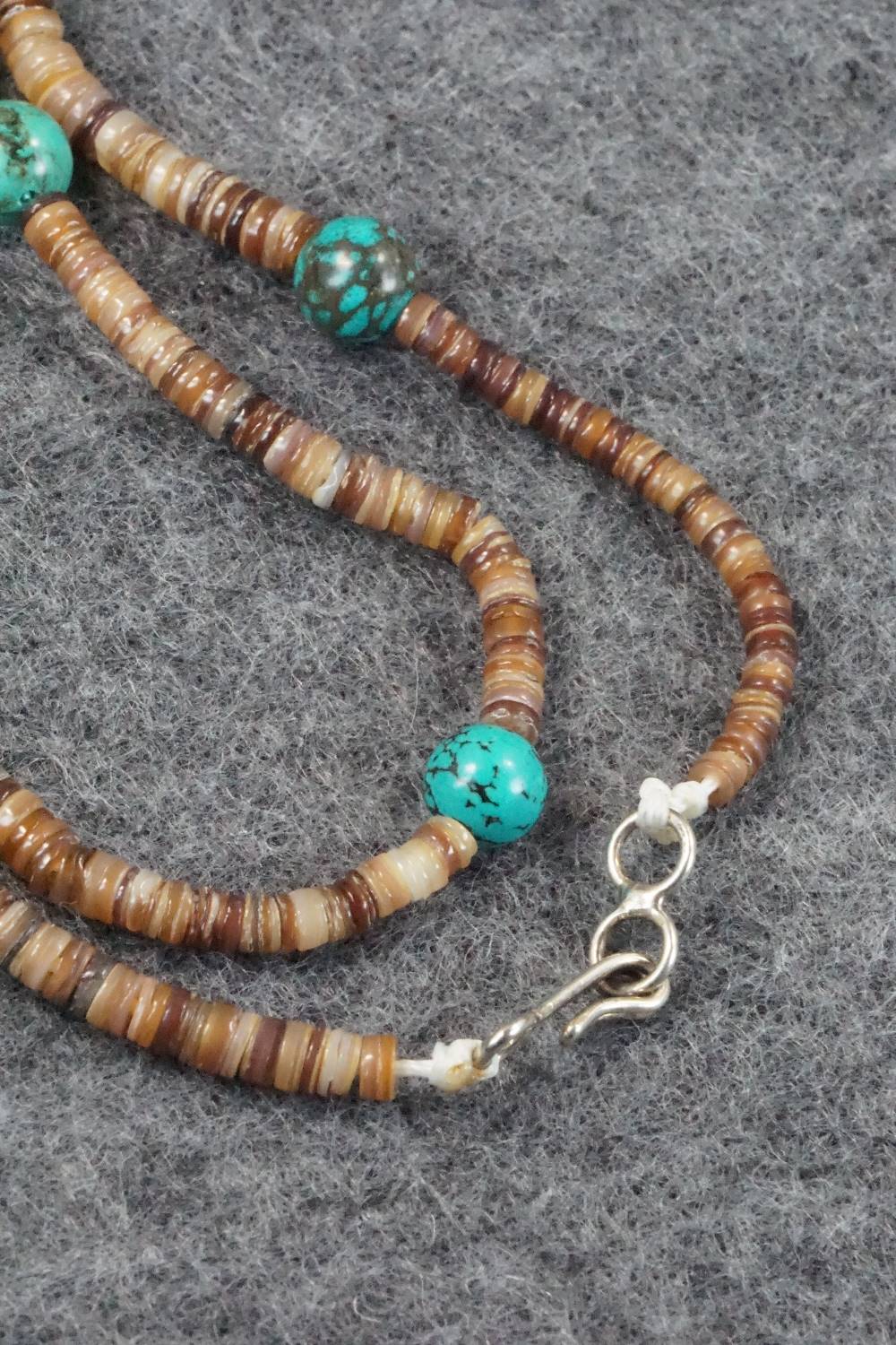 Turquoise & Shell Necklace - Ramona Bird