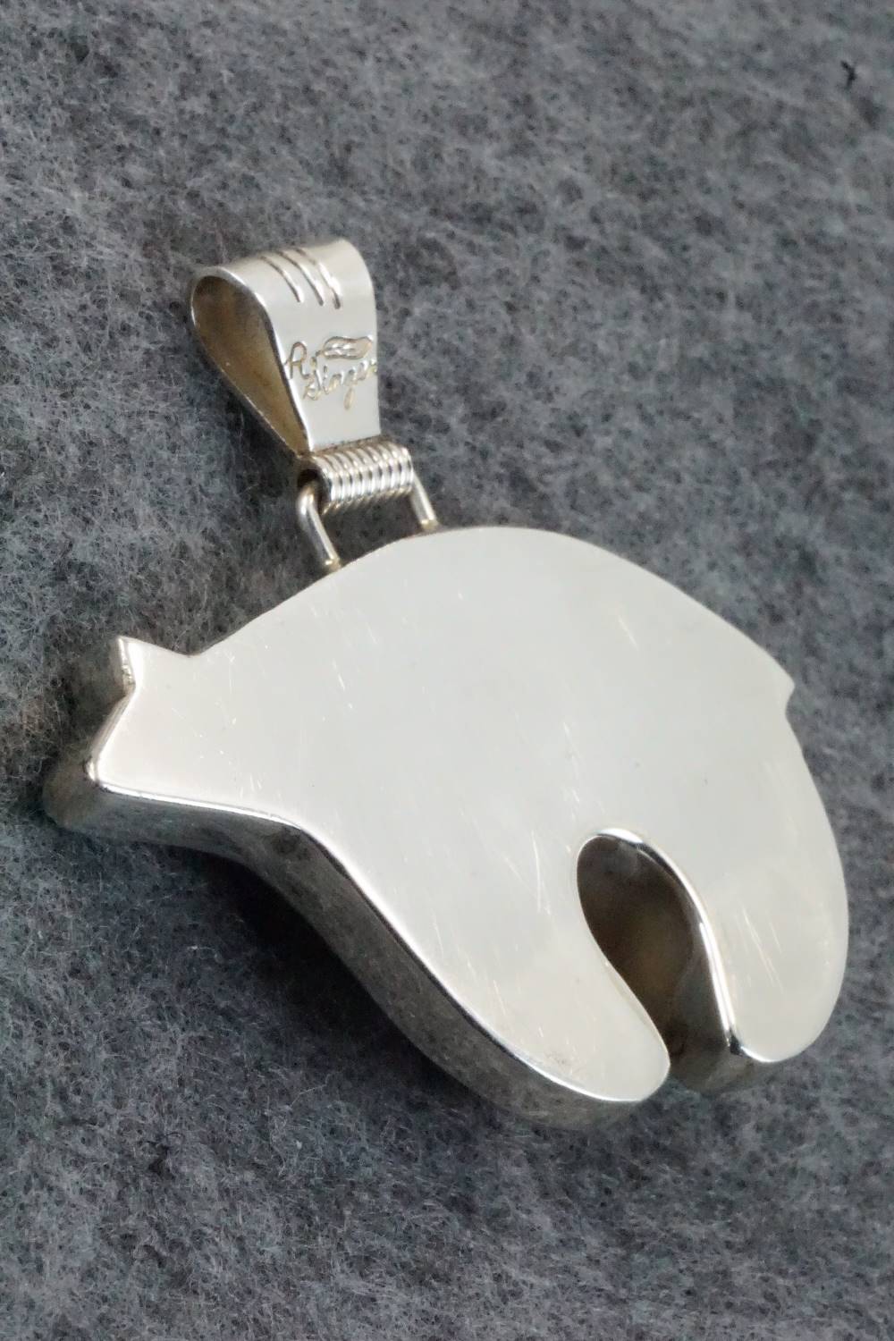 Multi Stone and Sterling Silver Pendant - Richard Singer