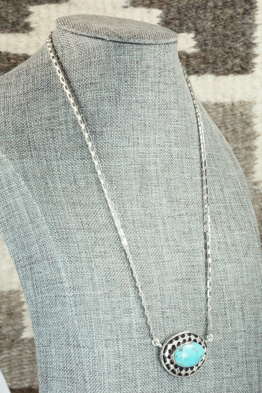 Turquoise & Sterling Silver Necklace - Sharon McCarthy