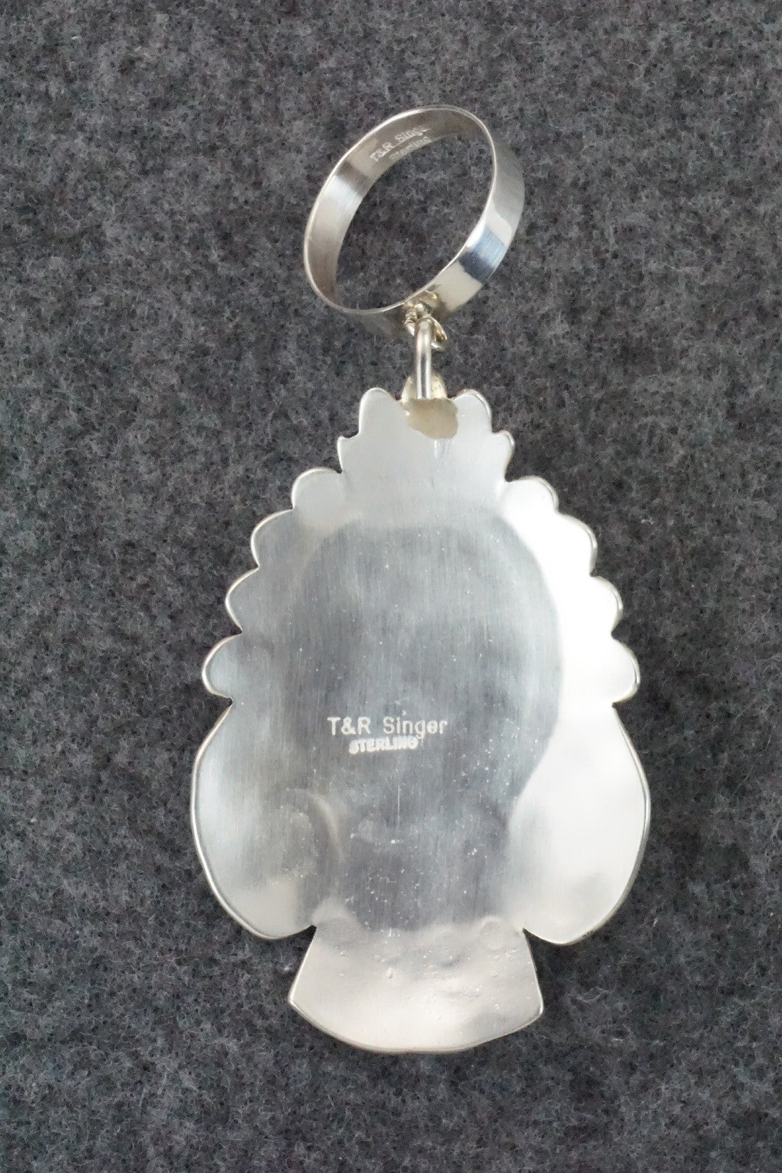 Onyx & Sterling Silver Pendant - Rosita Singer