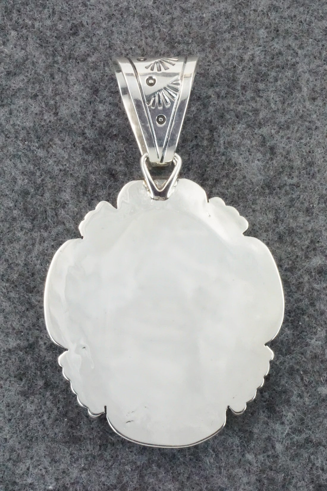 Turquoise & Sterling Silver Pendant - Emerson Delgarito
