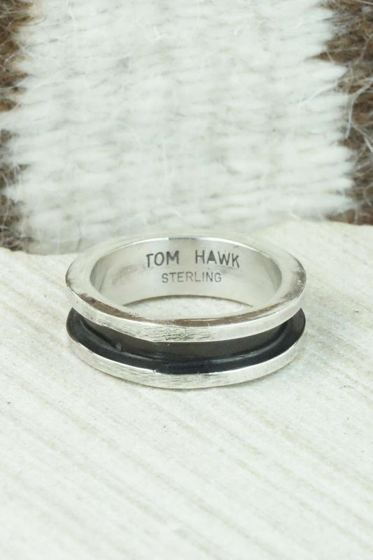 Sterling Silver Ring - Tom Hawk - Size 8.25