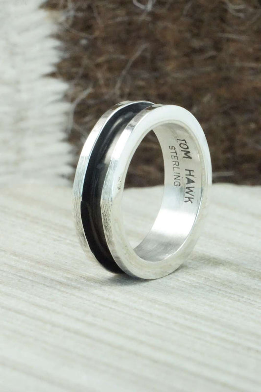 Sterling Silver Ring - Tom Hawk - Size 10.5