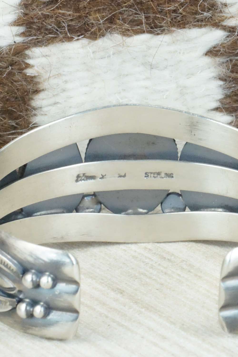 Turquoise & Sterling Silver Bracelet - Tom Lewis