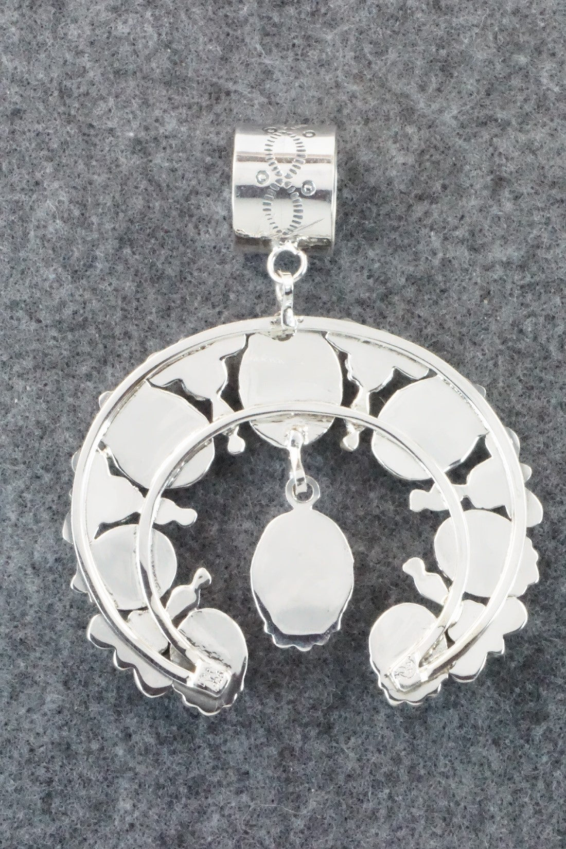 Turquoise & Sterling Silver Pendant - Sarah Yazzie