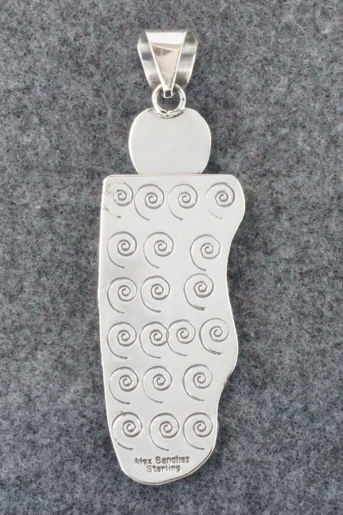 Turquoise & Sterling Silver Pendant - Alex Sanchez