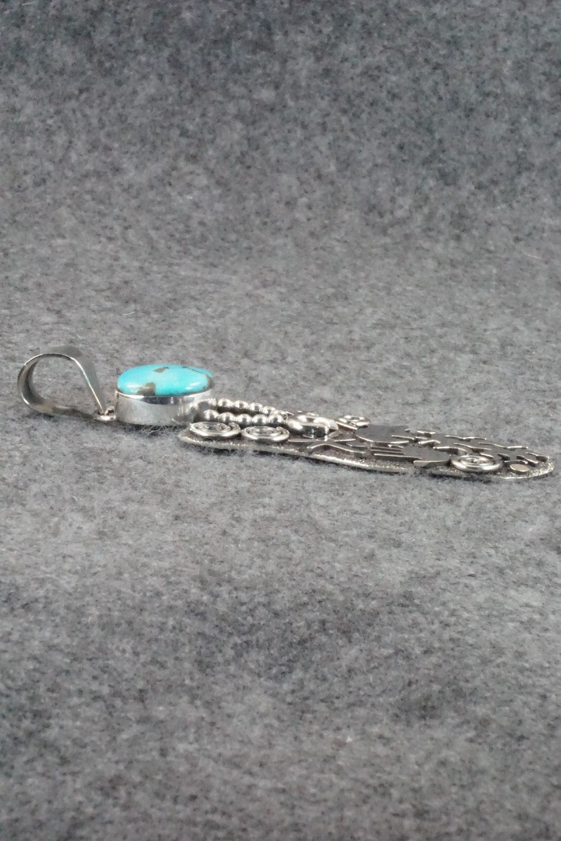 Turquoise & Sterling Silver Pendant - Alex Sanchez