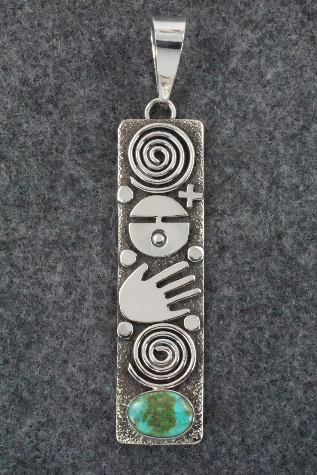 Turquoise & Sterling Silver Pendant - Alex Sanchez