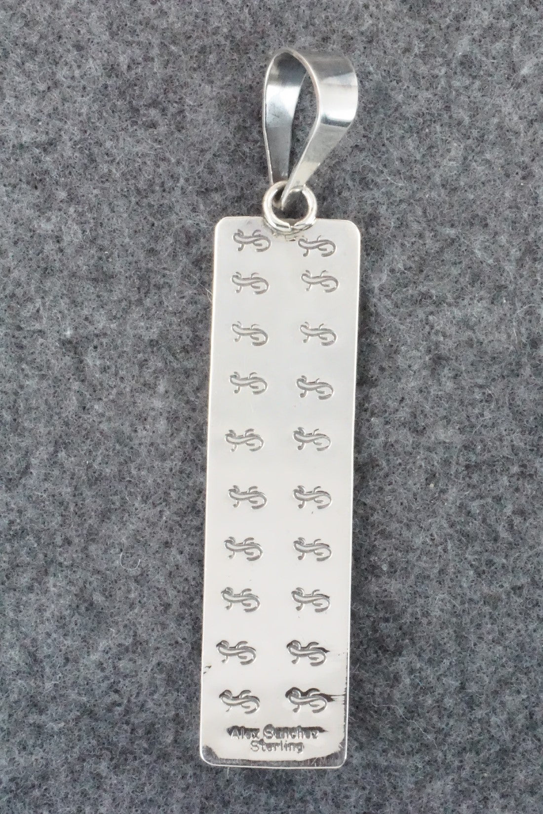 Turquoise & Sterling Silver Pendant - Alex Sanchez