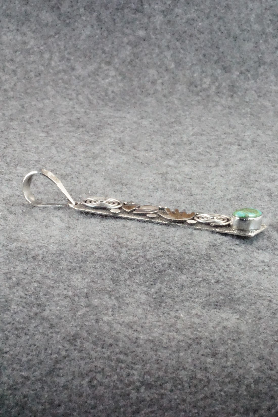 Turquoise & Sterling Silver Pendant - Alex Sanchez
