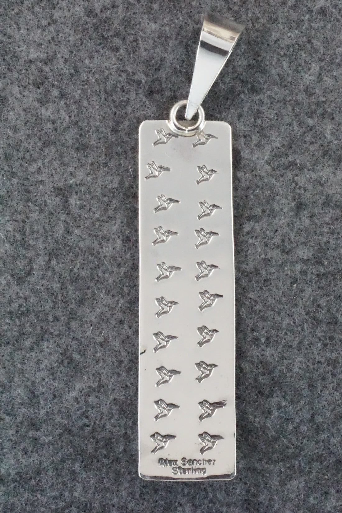 Turquoise & Sterling Silver Pendant - Alex Sanchez