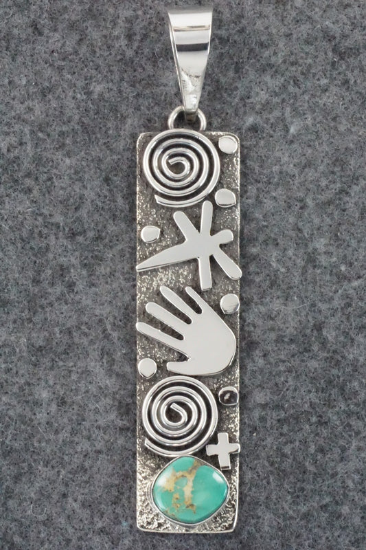 Turquoise & Sterling Silver Pendant - Alex Sanchez