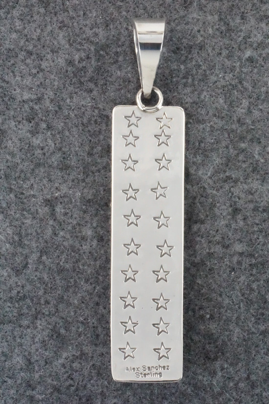 Turquoise & Sterling Silver Pendant - Alex Sanchez