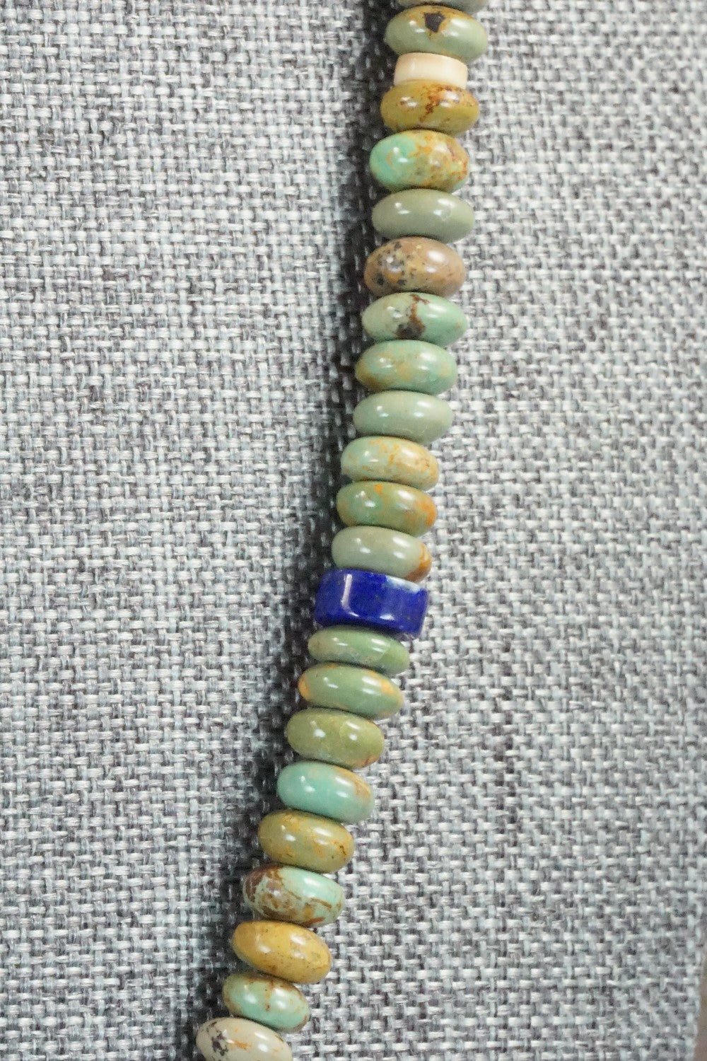 Horse Zuni Fetish Carving Necklace - Andres Quandelacy