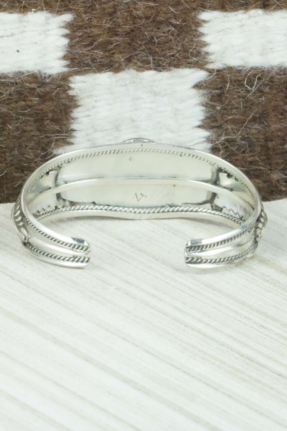 Turquoise & Sterling Silver Bracelet - Navajo