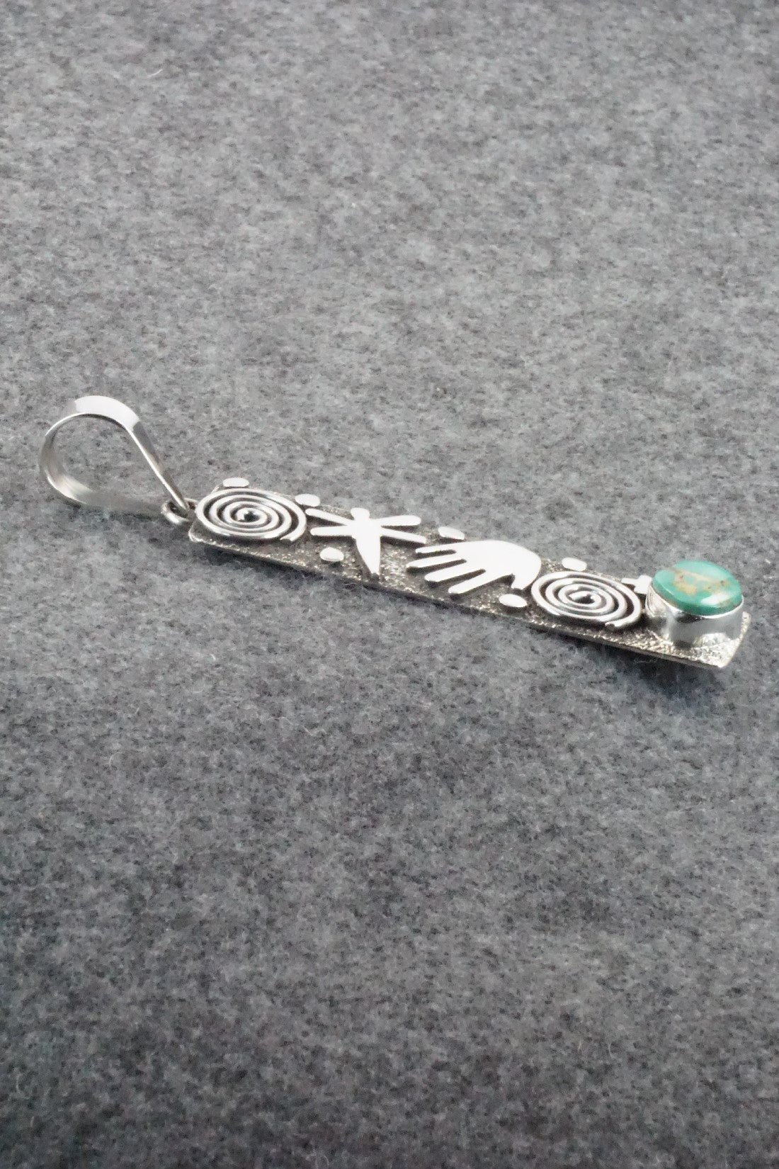 Turquoise & Sterling Silver Pendant - Alex Sanchez