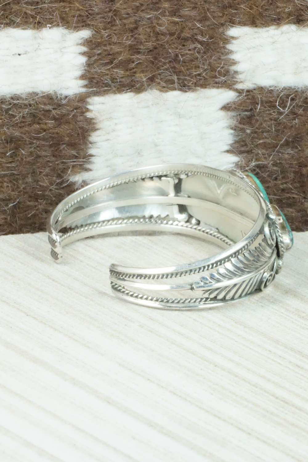 Turquoise & Sterling Silver Bracelet - Navajo