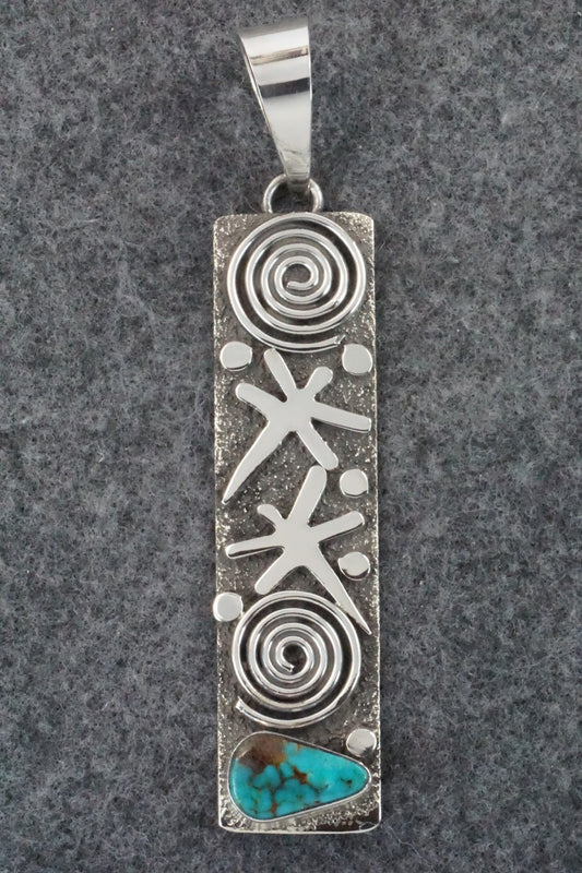 Turquoise & Sterling Silver Pendant - Alex Sanchez