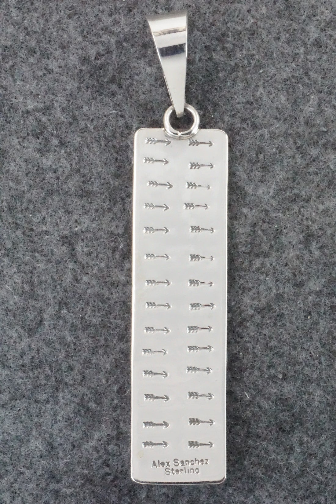 Turquoise & Sterling Silver Pendant - Alex Sanchez