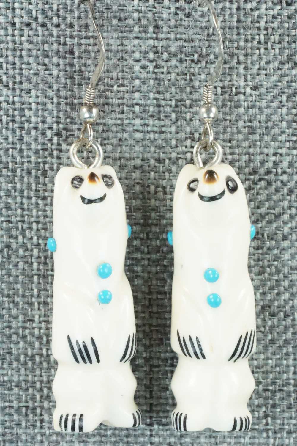 Antler & Sterling Silver Earrings - Claudia Peina