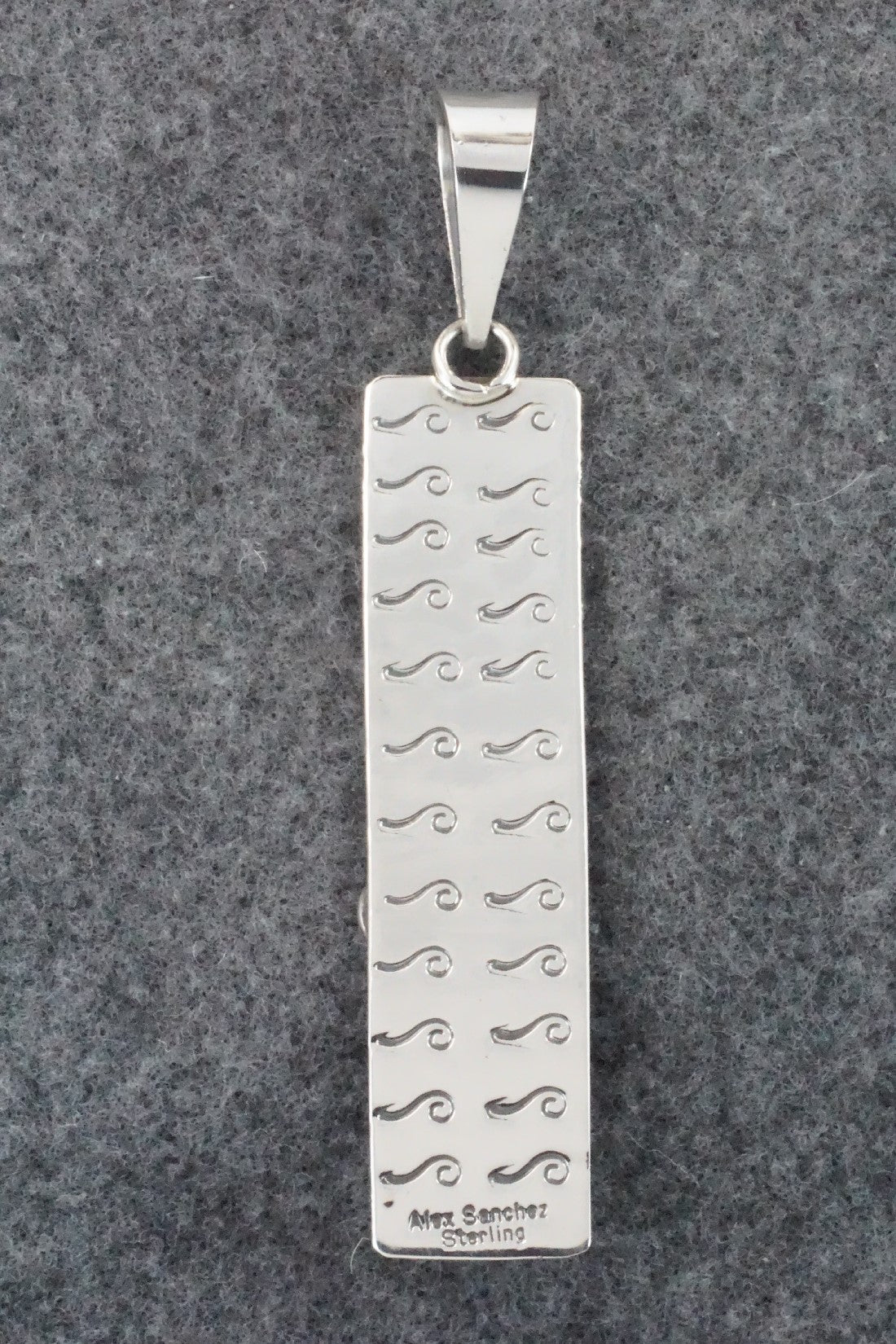 Turquoise & Sterling Silver Pendant - Alex Sanchez