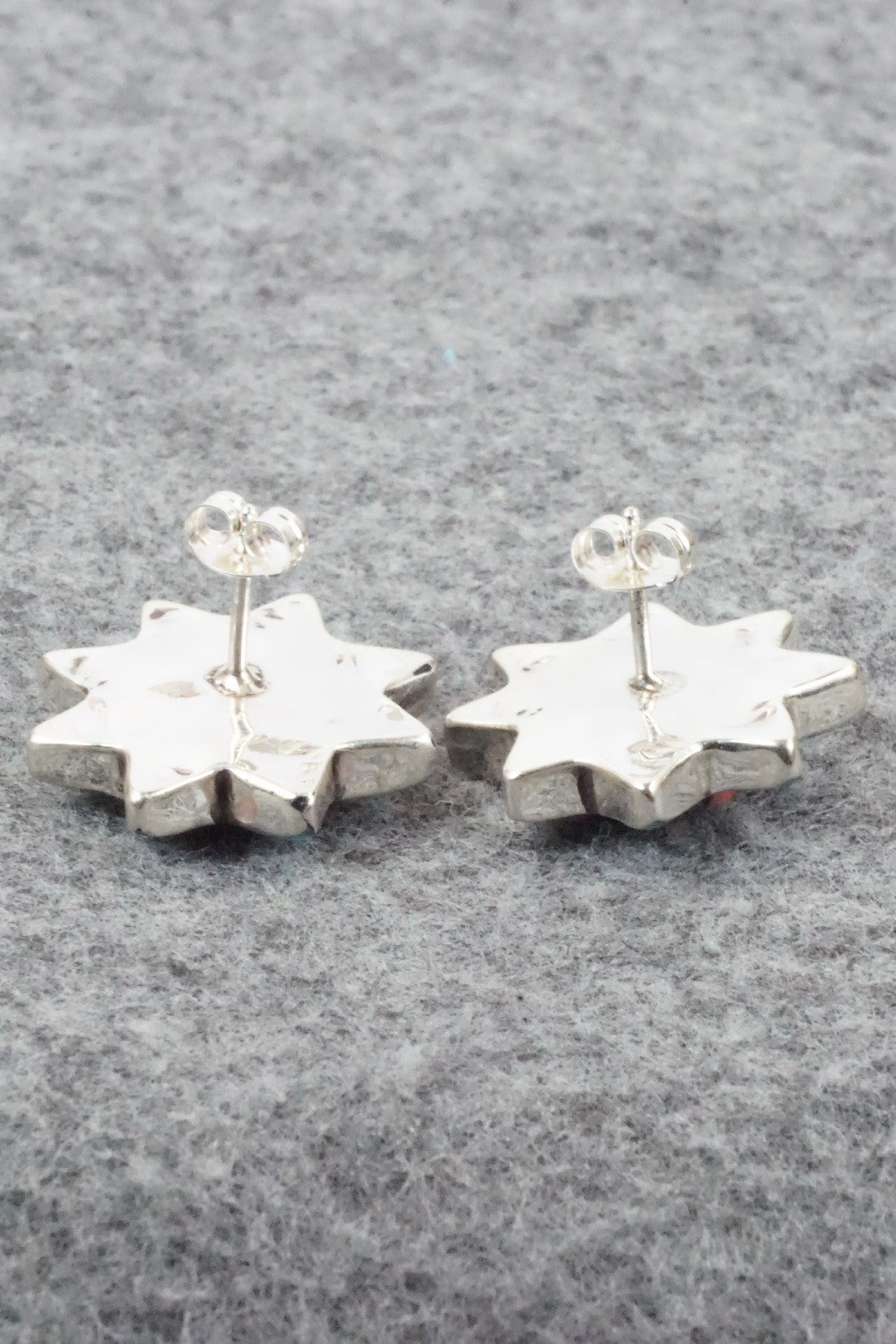Multi Stone & Sterling Silver Earrings - Clayton Vacit