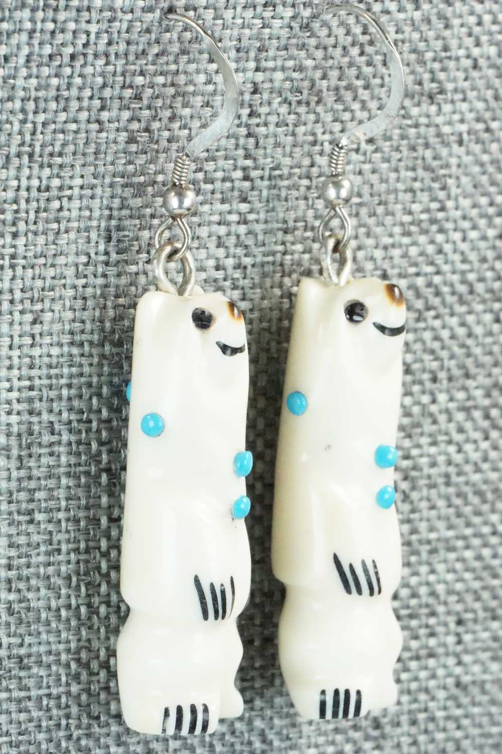 Antler & Sterling Silver Earrings - Claudia Peina