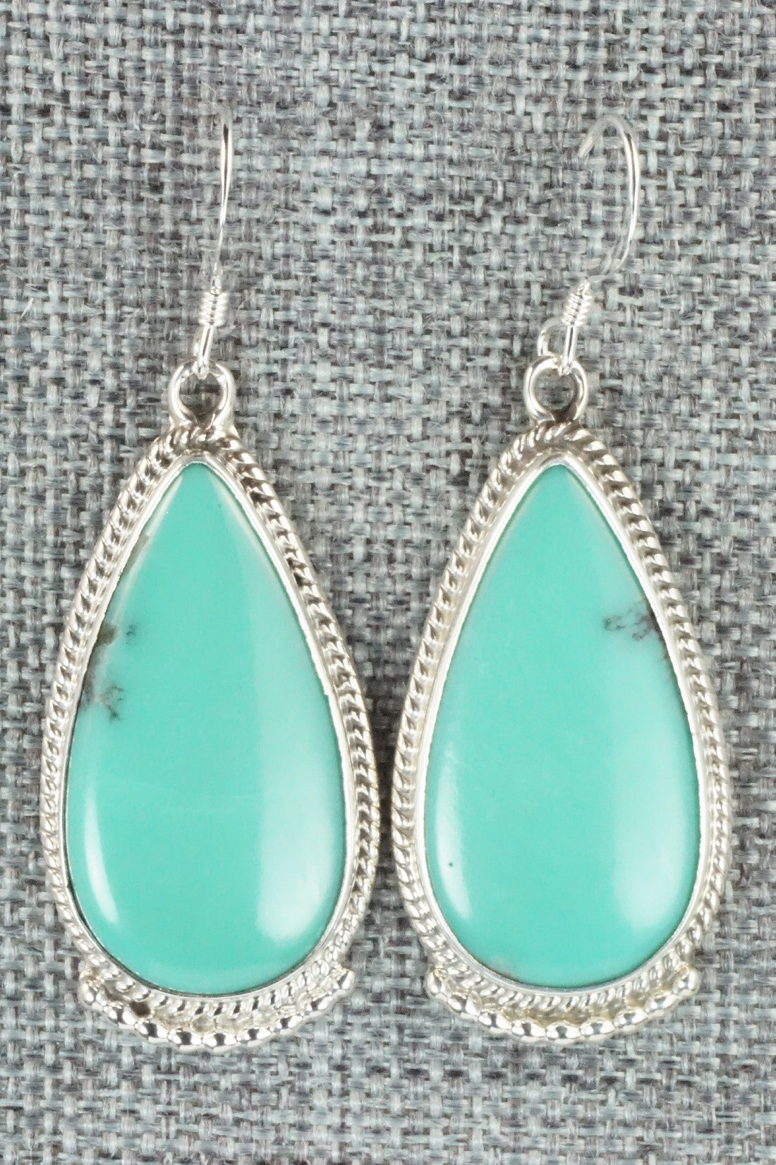 Turquoise & Sterling Silver Earrings - Sharon McCarthy
