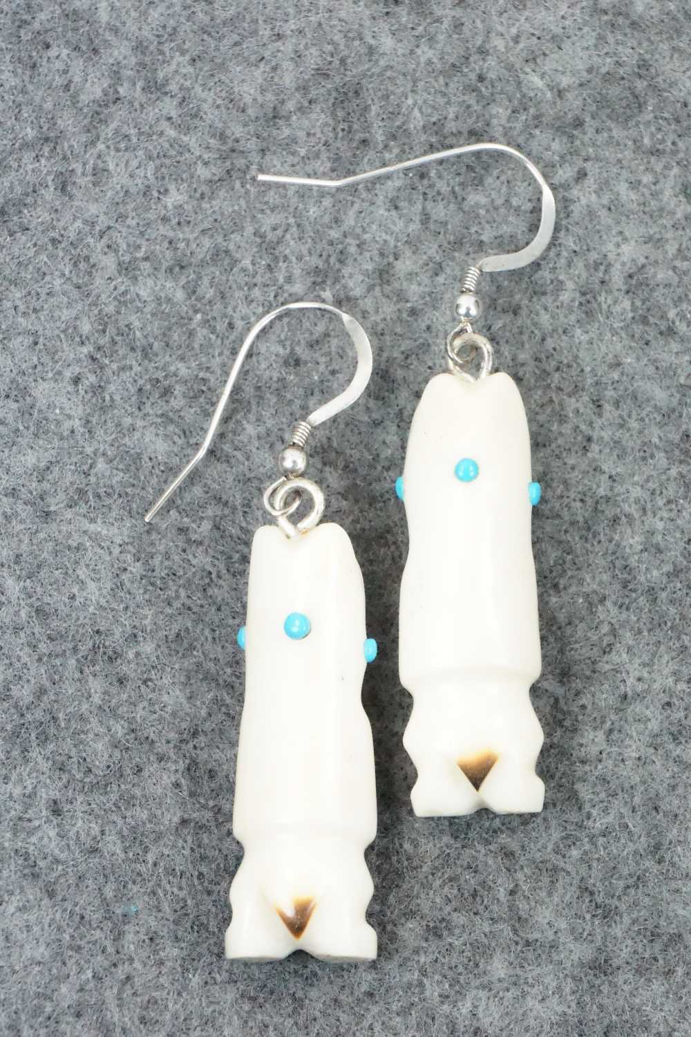 Antler & Sterling Silver Earrings - Claudia Peina