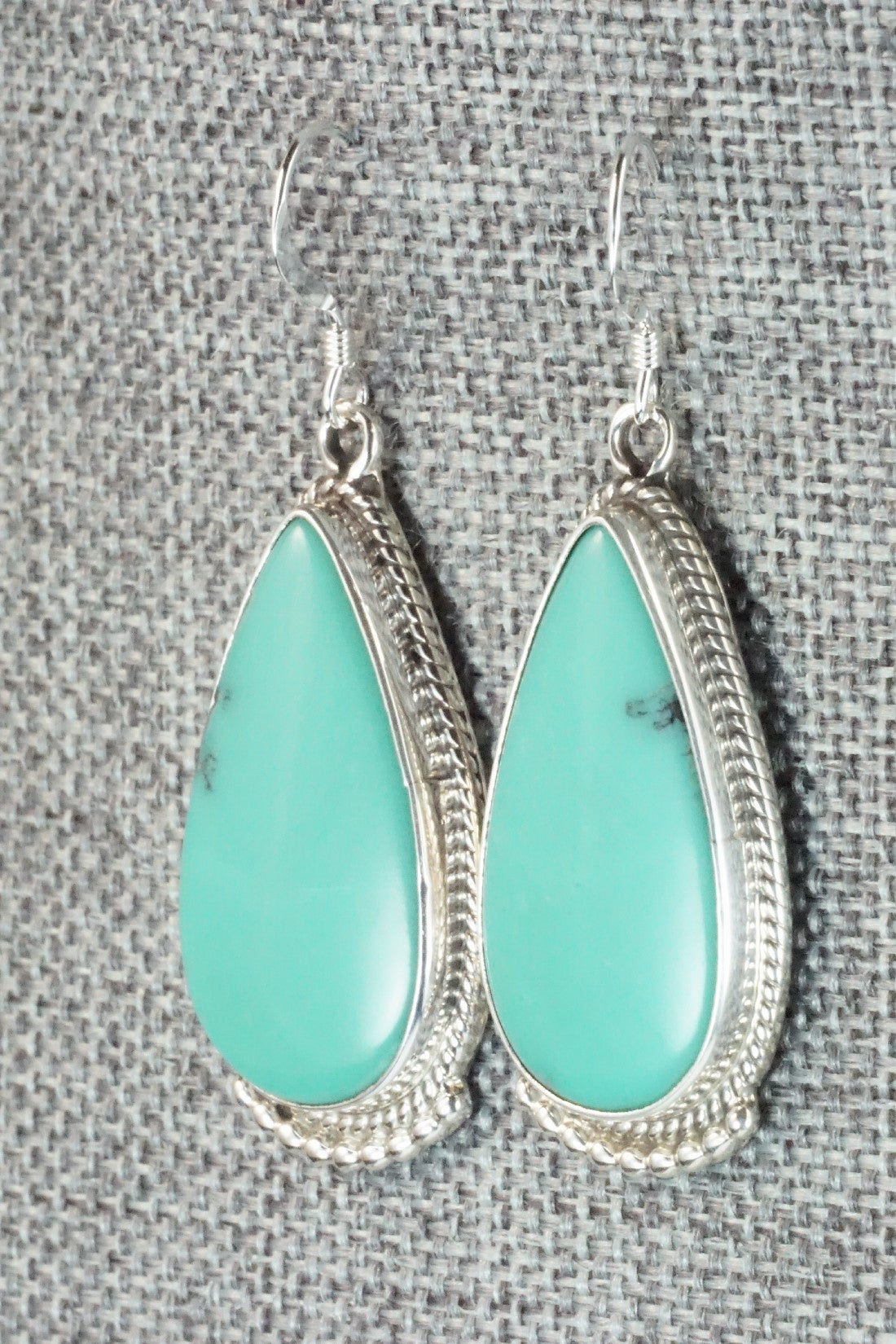Turquoise & Sterling Silver Earrings - Sharon McCarthy
