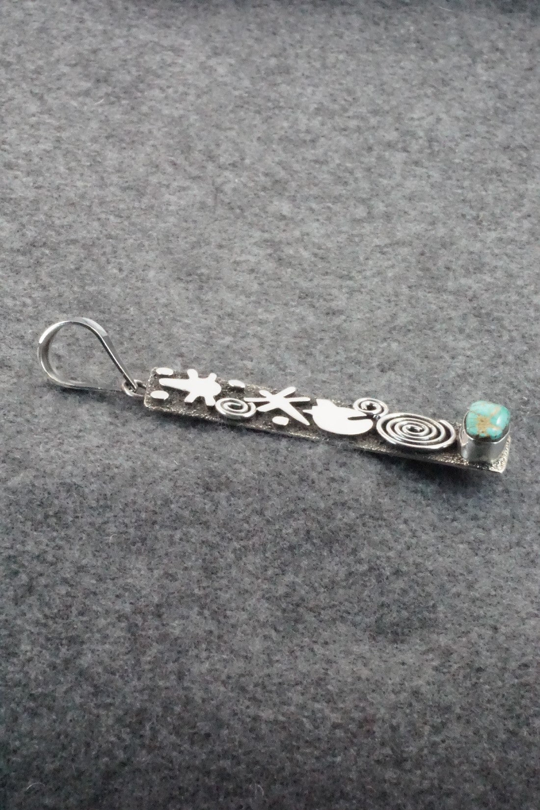Turquoise & Sterling Silver Pendant - Alex Sanchez