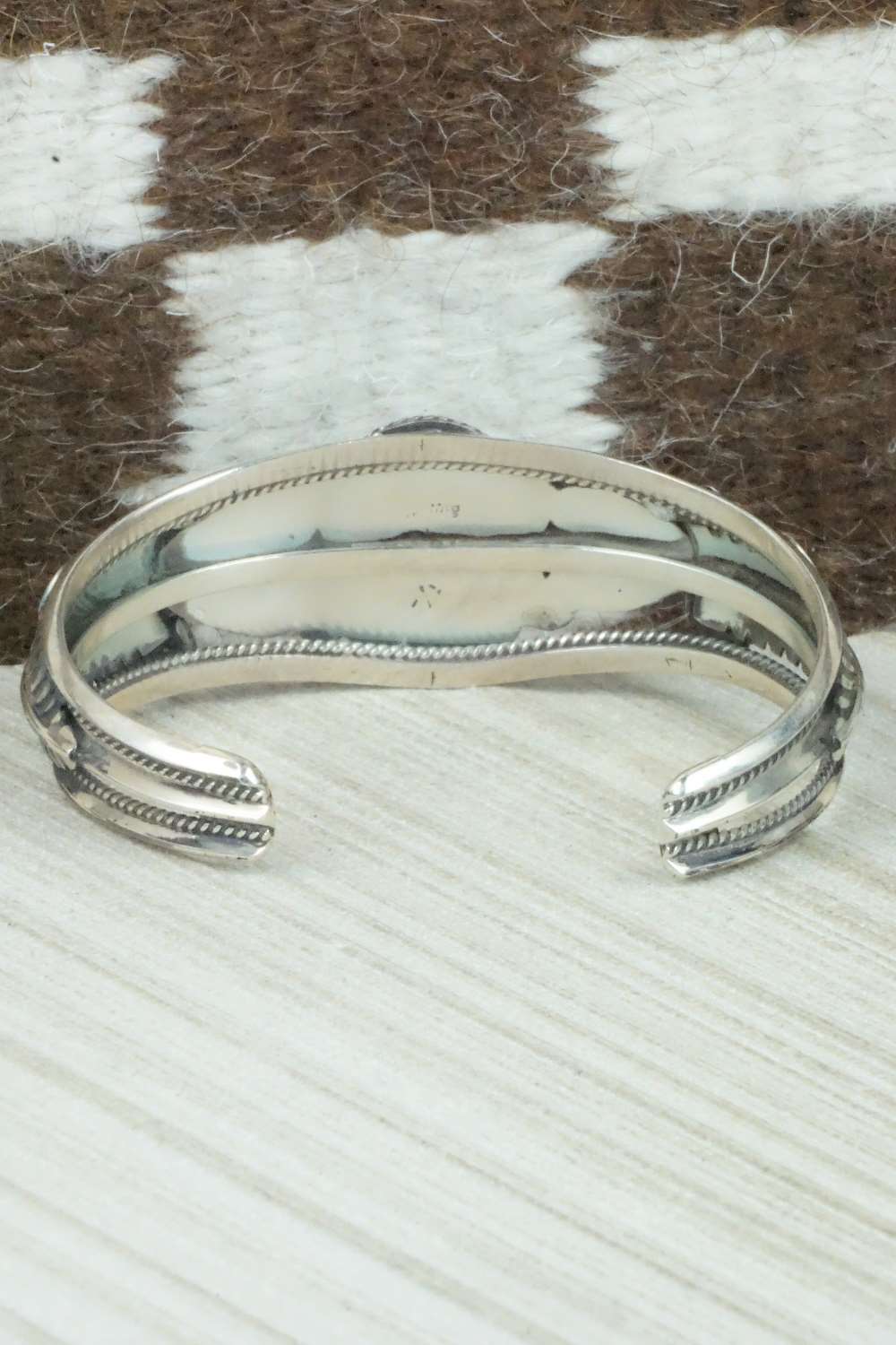 Turquoise & Sterling Silver Bracelet - Navajo