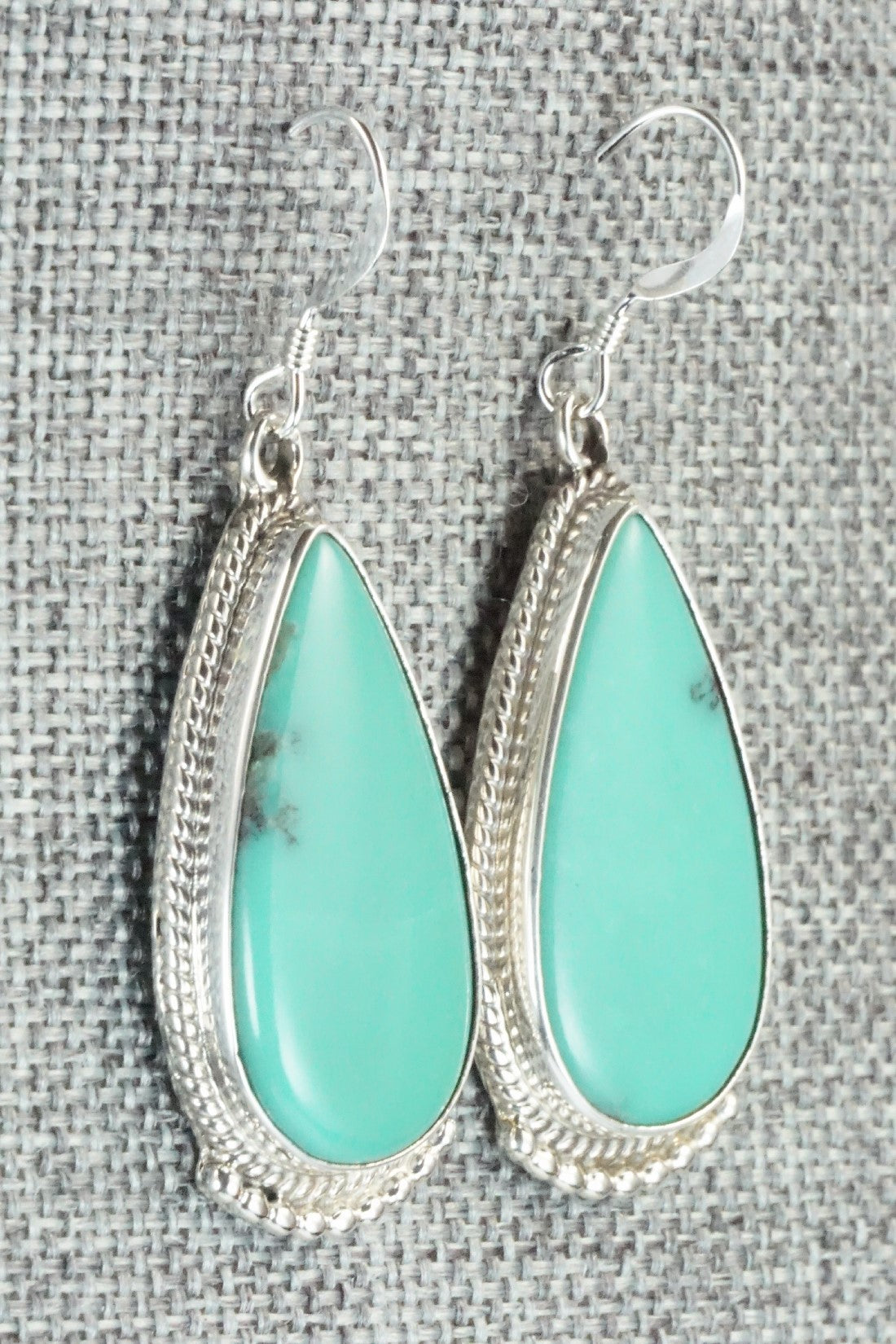 Turquoise & Sterling Silver Earrings - Sharon McCarthy