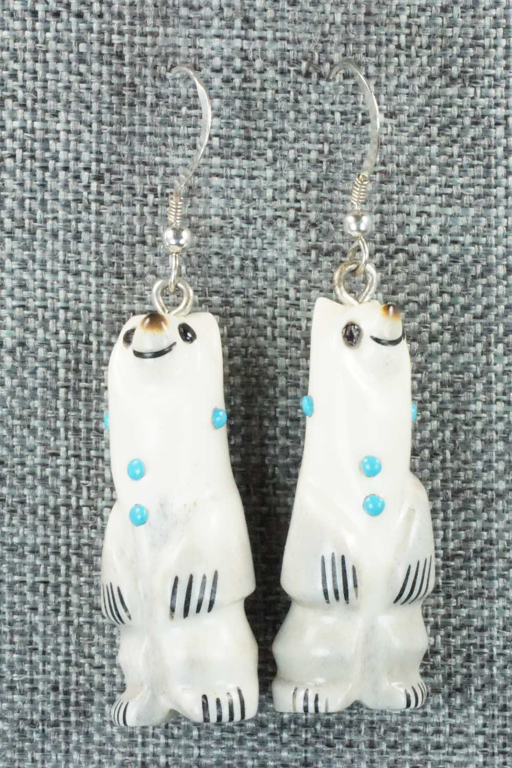 Antler & Sterling Silver Earrings - Claudia Peina