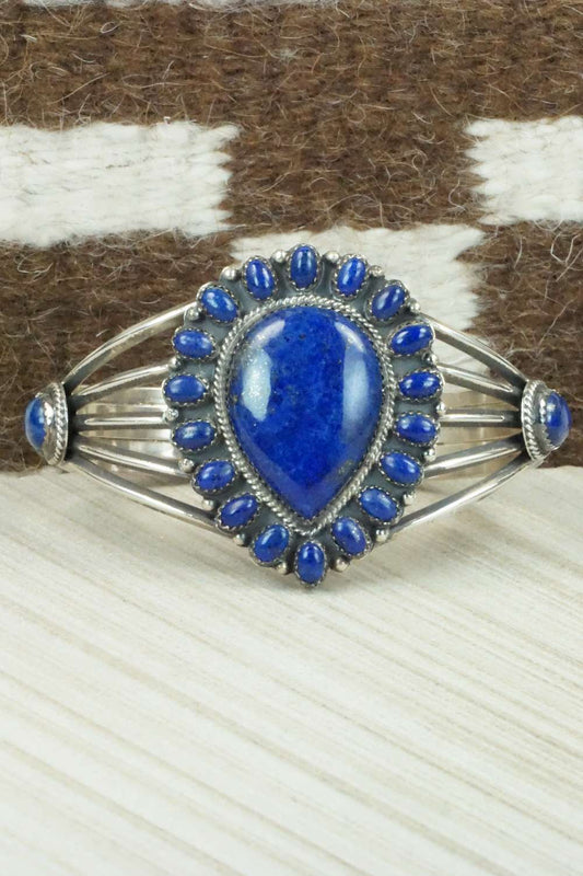 Lapis & Sterling Silver Bracelet - Navajo