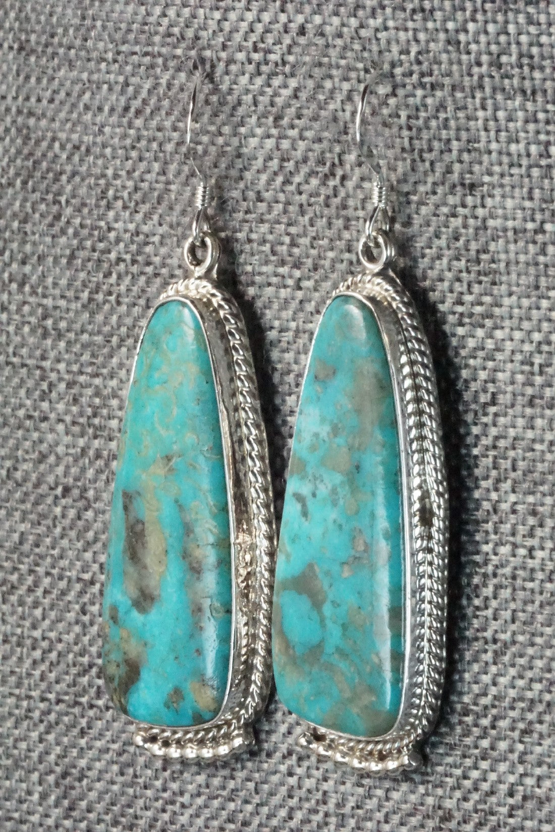 Turquoise & Sterling Silver Earrings - Sharon McCarthy