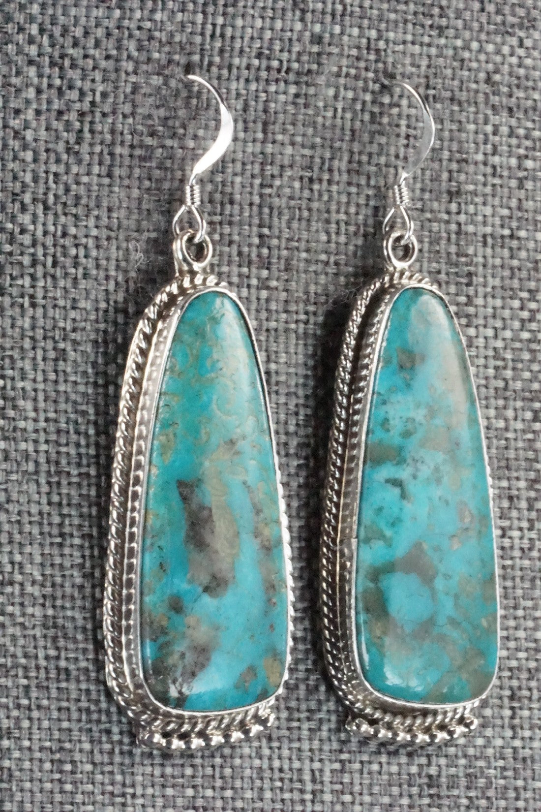 Turquoise & Sterling Silver Earrings - Sharon McCarthy