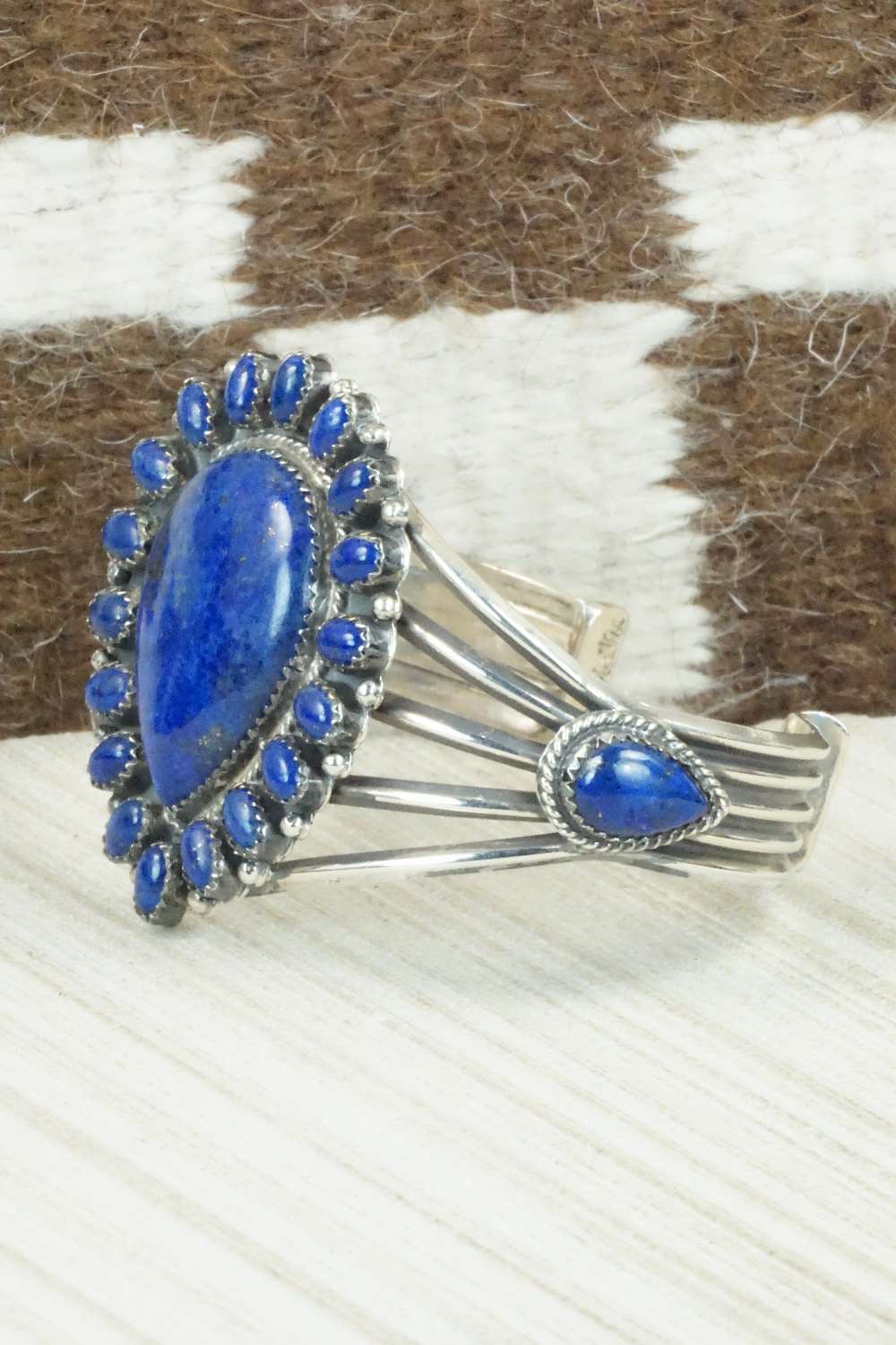 Lapis & Sterling Silver Bracelet - Navajo