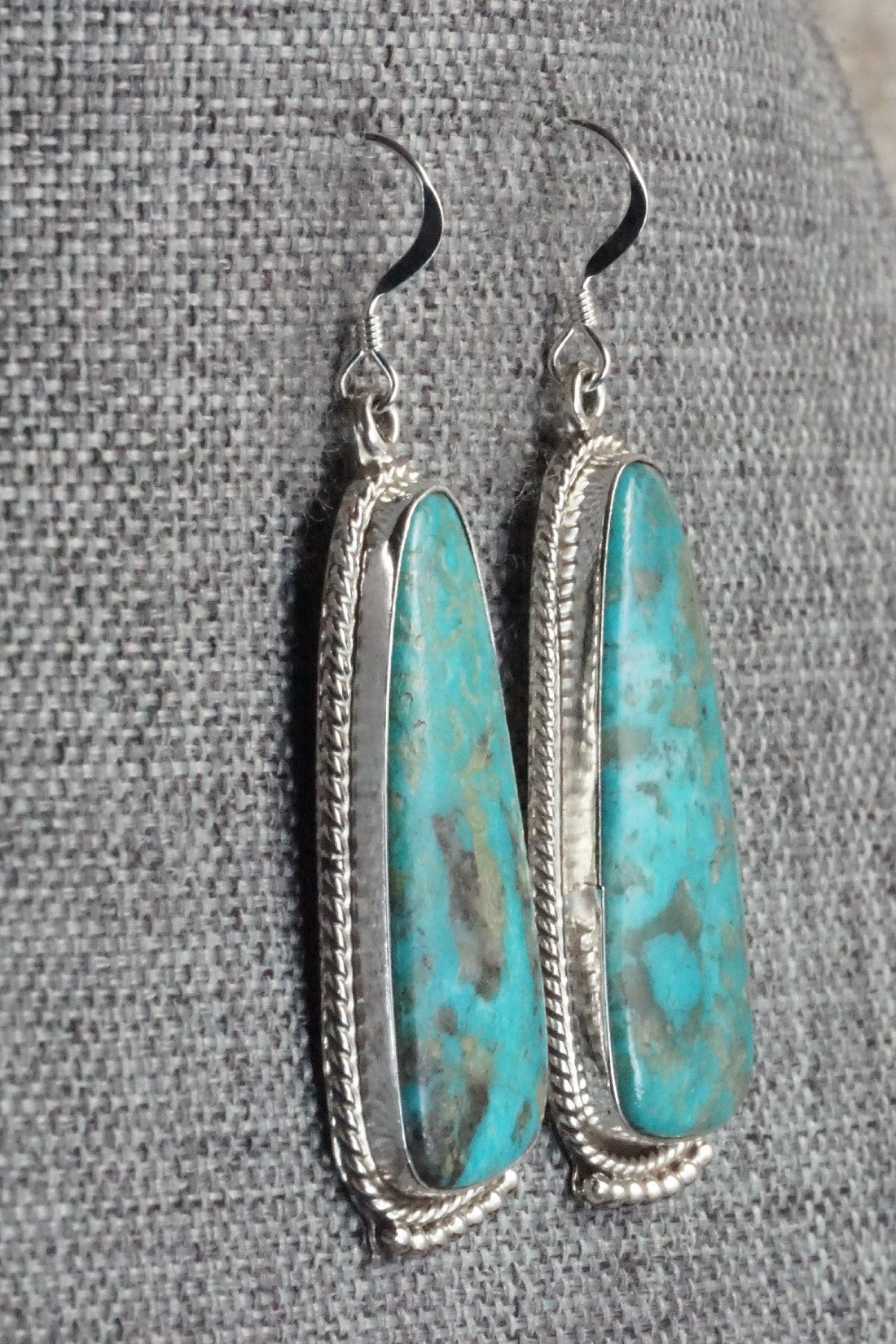 Turquoise & Sterling Silver Earrings - Sharon McCarthy