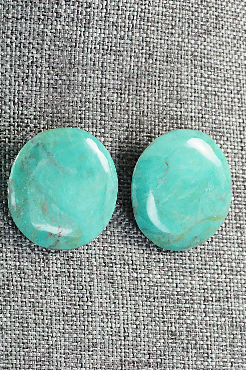 Turquoise & Sterling Silver Earrings - Joe & Joann Garcia