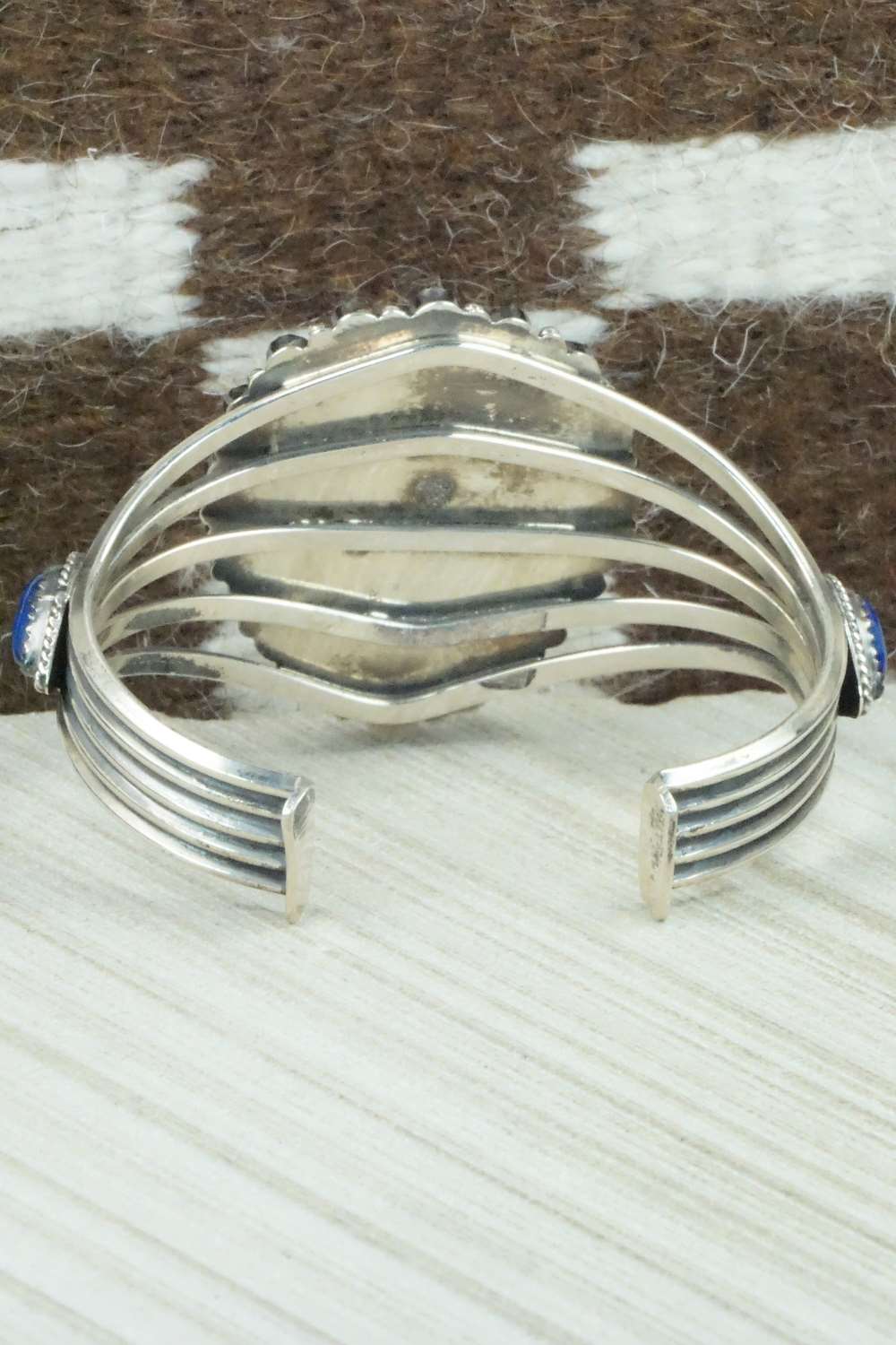 Lapis & Sterling Silver Bracelet - Navajo