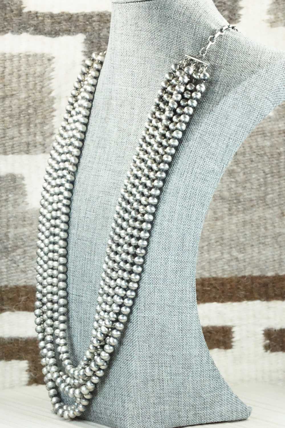 Sterling Silver Navajo Pearl Necklace - Jan Mariano