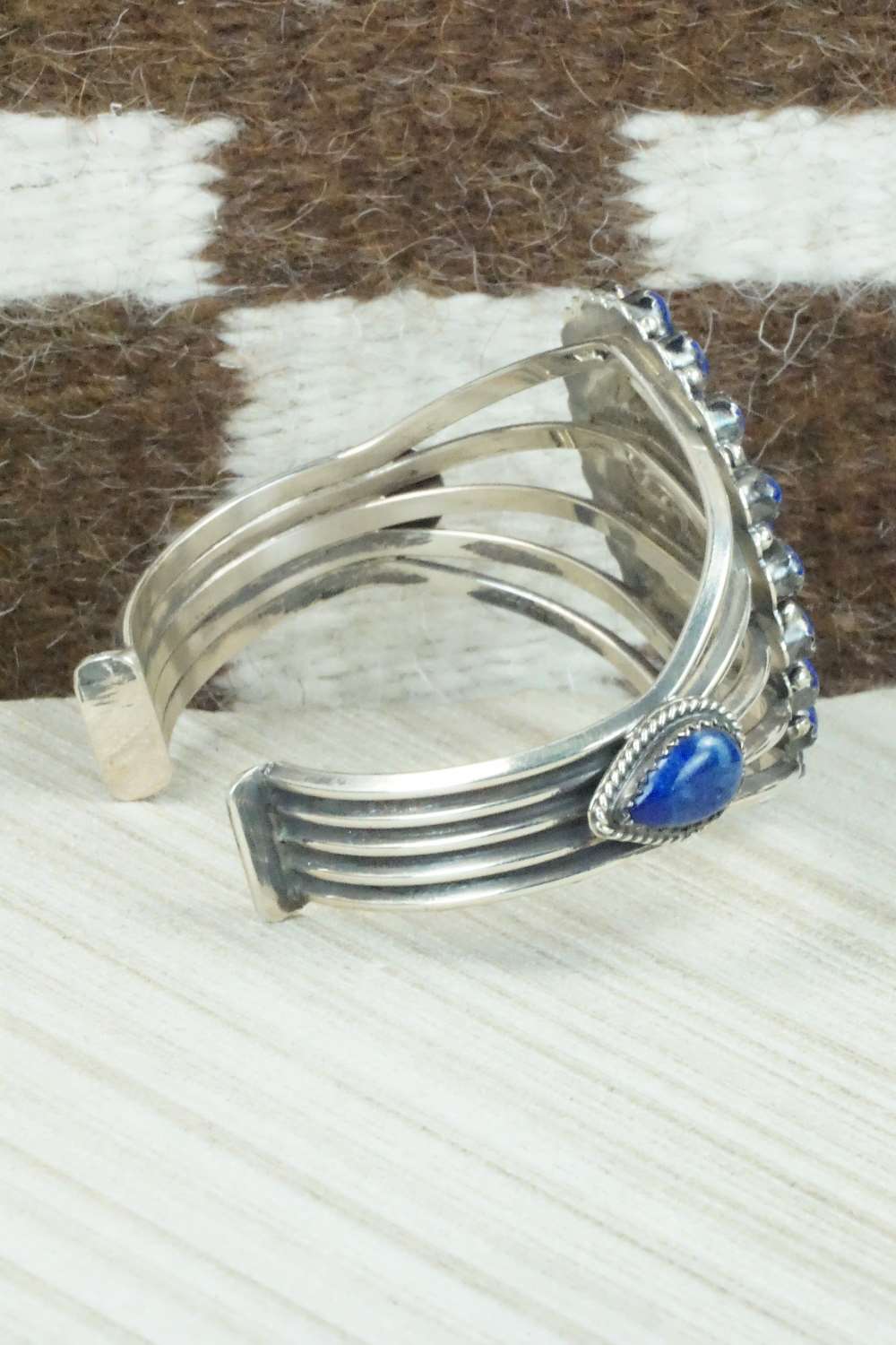 Lapis & Sterling Silver Bracelet - Navajo