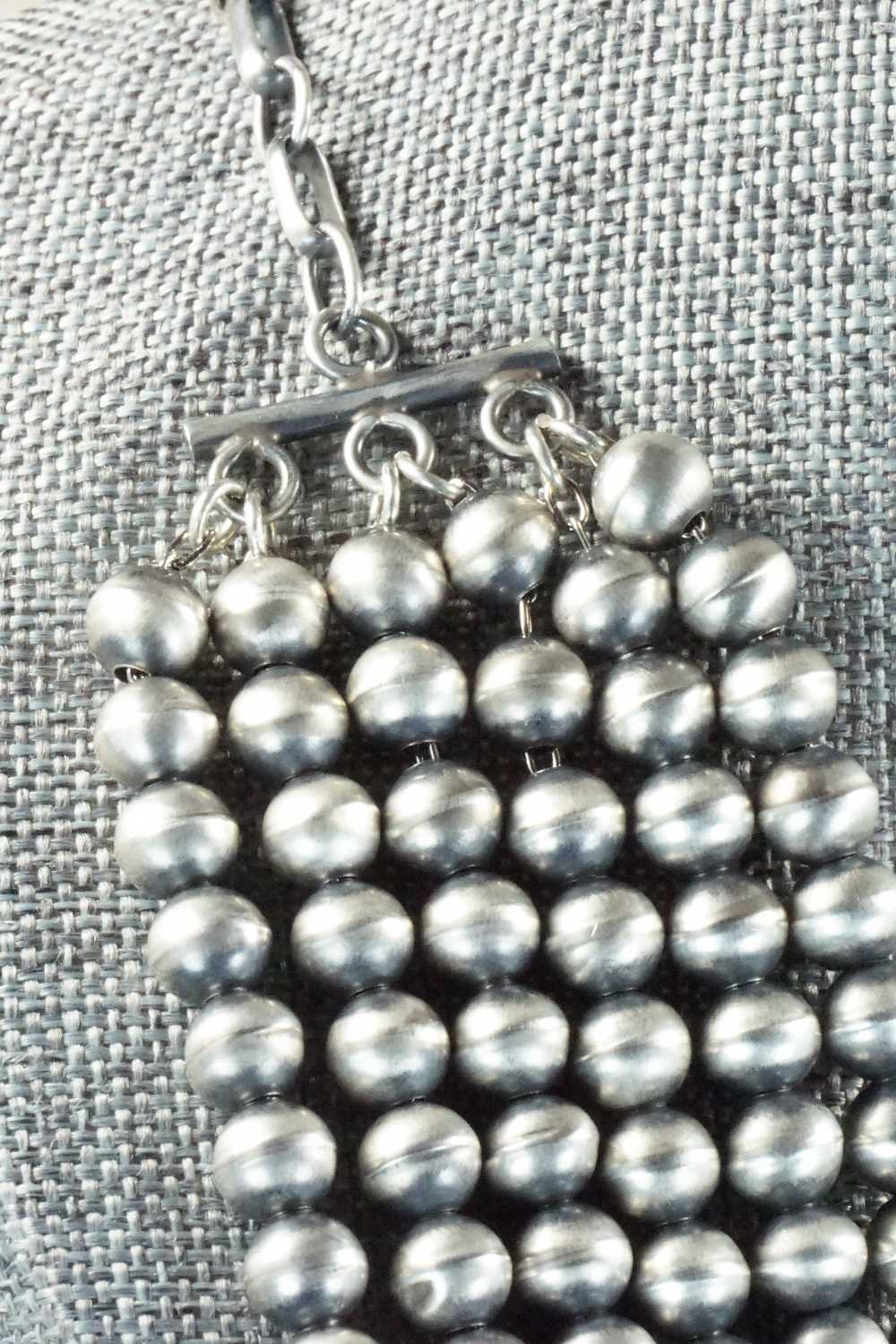 Sterling Silver Navajo Pearl Necklace - Jan Mariano