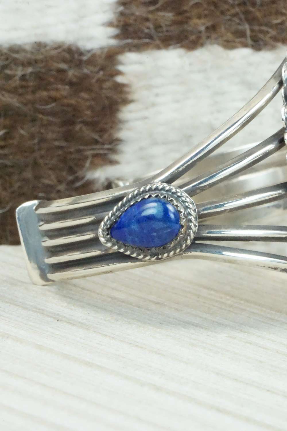 Lapis & Sterling Silver Bracelet - Navajo