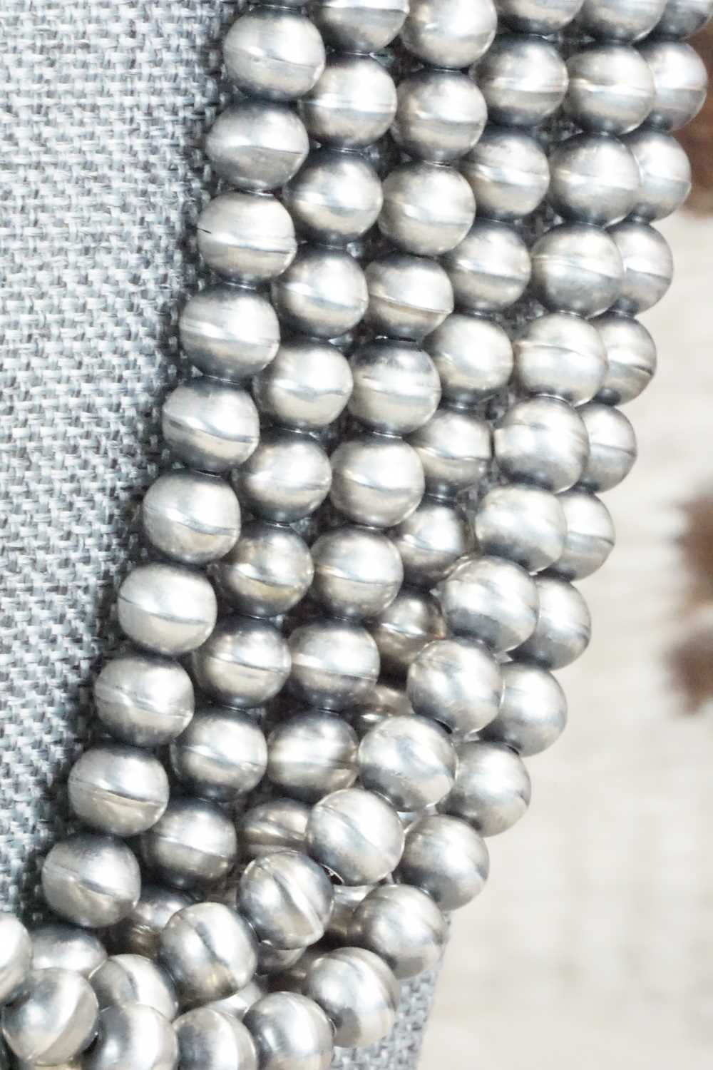 Sterling Silver Navajo Pearl Necklace - Jan Mariano